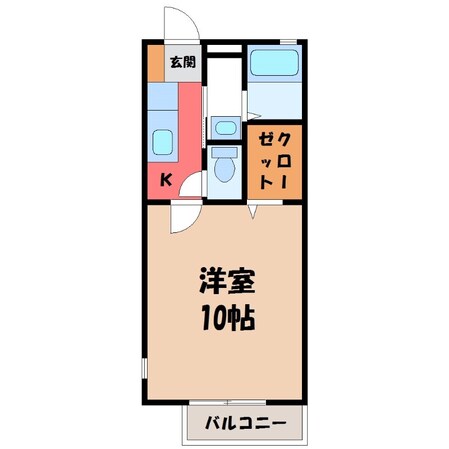 小山駅 バス10分  せきぐち電気前下車：停歩2分 1階の物件間取画像